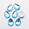 Acrylic Rhinestone Flat Back Cabochons GACR-Q010-18x25-02-1