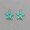 Ocean Theme Alloy Enamel Connector Charms FIND-CJC0017-15KCG-02-1