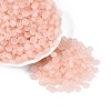 Imitation Jade Glass Seed Beads SEED-Q042-01A-C02-1