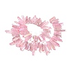Electroplated Natural Quartz Stick Bead Strands G-G950-06A-01-2