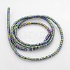 Electroplate Non-magnetic Synthetic Hematite Beads Strands G-J216D-10-2