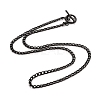 Ion Plating(IP)  304 Stainless Steel Chain Necklaces NJEW-A002-07EB-1