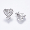 Alloy Stud Earring Findings PALLOY-F201-19-3