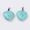 Synthetic Turquoise Pendants G-G956-B09-FF-2