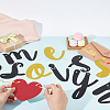 2 Sets 2 Colors Glitter Paper Flags AJEW-CP0005-85-3