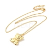 Bear Pendant Necklaces NJEW-G082-01C-G-2