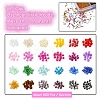 19200Pcs 24 Colors 12/0 Glass Seed Beads SEED-YW0001-87A-2