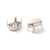 Brass Sew on Prong Settings KK-G246-7x10mm-P-2