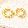 Rack Plating Brass Round Cuff Earrings EJEW-R150-16G-5
