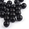 Dyed Natural Wood Beads WOOD-S662-9x10mm-06-1