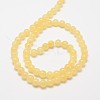 Natural Yellow Jade Bead Strands LS-G-K121-01-4mm-3