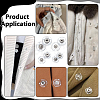 40Pcs 4 Styls Acrylic & Stainless Steel Snap Buttons BUTT-FG0001-48-5