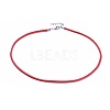 Imitation Leather Necklace Cords X-NCOR-R027-M-2