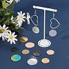 20Pcs 10 Style Ion Plating(IP) 304 Stainless Steel Charms STAS-UN0032-07-3