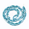 Electroplate Glass Beads Strands X-EGLA-S194-03A-A05-2