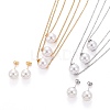 Ball 304 Stainless Steel Jewelry Sets SJEW-H302-24-1