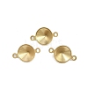 304 Stainless Steel Connector Charms STAS-B108-02G-01-1