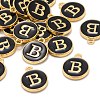 Golden Plated Alloy Charms X-ENAM-S118-02B-4