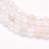 Natural Morganite Beads Strands G-O166-25-2mm-3