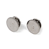 304 Stainless Steel Butterfly Clutches Pin Backs STAS-P262-03P-04-1
