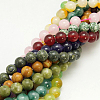 Natural Gemstone and Dyed Jade Beads Strands G-G151-14mm-M2-1