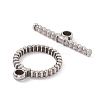 Non-Tarnish 304 Stainless Steel Toggle Clasps STAS-G262-04P-2