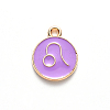 Alloy Enamel Pendants LS-ENAM-S124-01A-01G-2