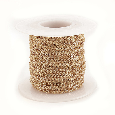 Brass Cable Chains CHC-S003-15G-1