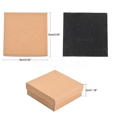 Cardboard Jewelry Boxes CBOX-R036-09-9x9-1