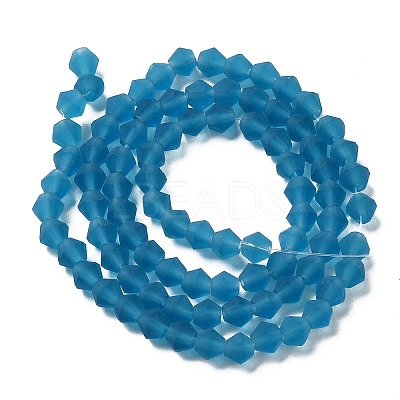 Imitate Austrian Crystal Frosted Glass Beads Strands EGLA-A039-T3mm-MD01-1