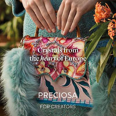 Preciosa&reg MAXIMA Crystal Sew-On Cups X-PRC-SE10-00030-G-1