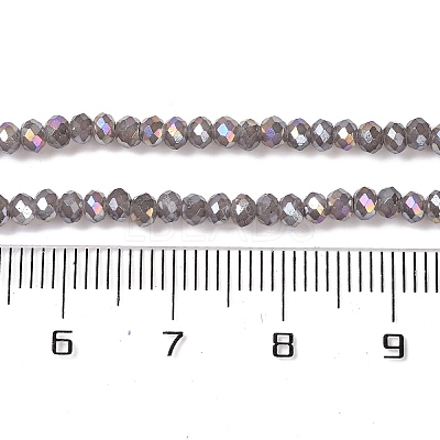 Baking Electroplate Glass Beads Strands DGLA-A039-J2MM-B06-1