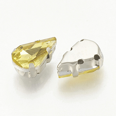 Sew on Rhinestone RGLA-T035-8x13mm-22-1