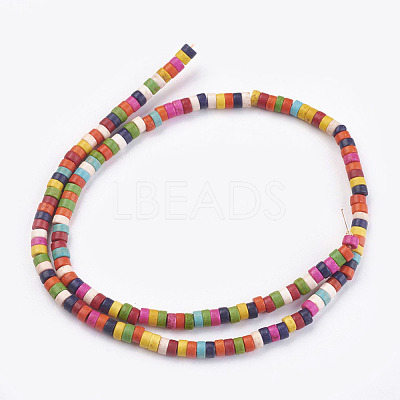 Synthetic Turquoise Beads Strands X-TURQ-G110-4x2mm-12-1