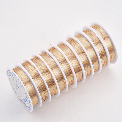 Round Copper Jewelry Wire X-CWIR-Q006-0.5mm-KC-1