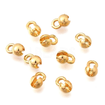 Brass Bead Tips KK-D374-01G-1