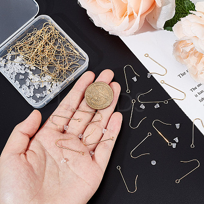 80Pcs 316 Surgical Stainless Steel Earring Hooks STAS-UN0047-66-1