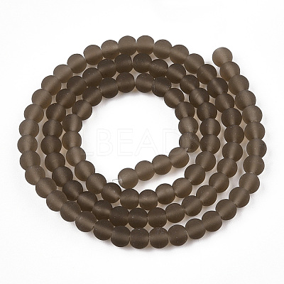 Transparent Glass Beads Strands GLAA-T032-T4mm-MD02-1