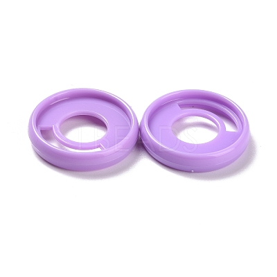 Resin Loose Leaf Ring Round Binder Discs FIND-WH0143-02C-1