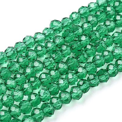 Glass Beads Strands EGLA-A034-T8mm-D18-1