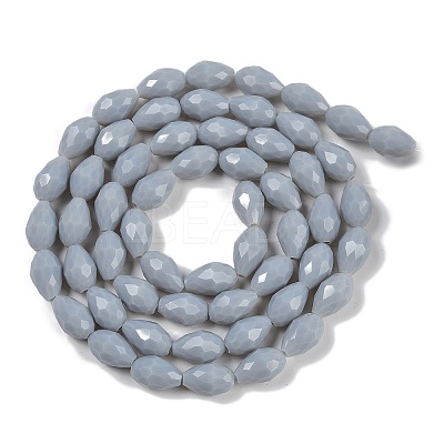 Opaque Solid Color Beads Strands EGLA-N013-P8mm-D05-1