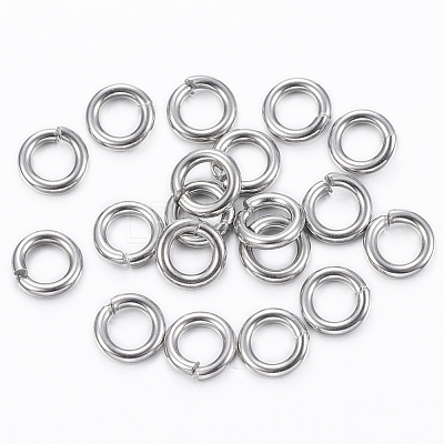 Tarnish Resistant 304 Stainless Steel Open Jump Rings STAS-H555-11P-1