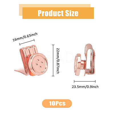 10Pcs Alloy Strap Button for Man DIY-FH0006-96-1