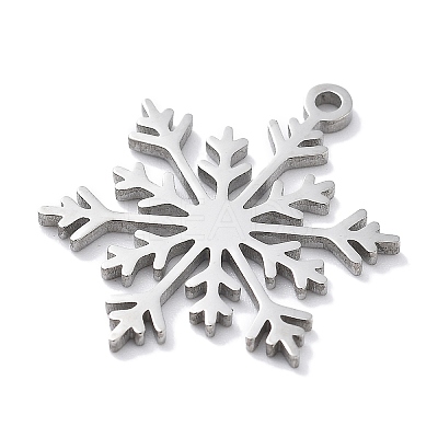 Christmas Theme Anti-Tarnish 304 Stainless Steel Pendants STAS-R003-04P-05-1