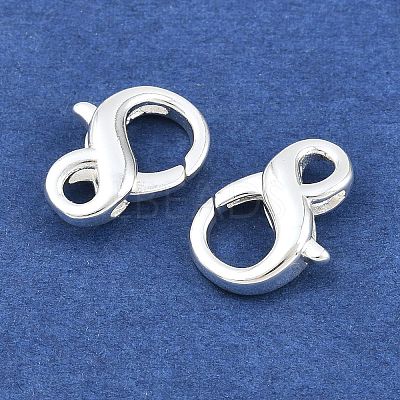 Rack Plating Brass Double Lobster Claw Clasps KK-G416-53S-01-1
