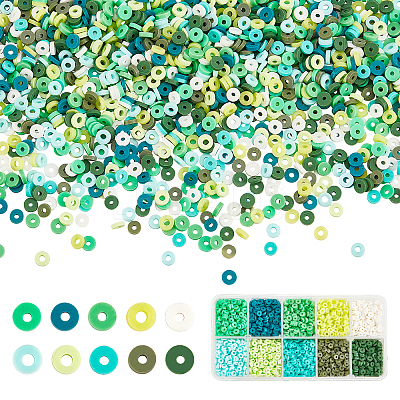 Handmade Polymer Clay Beads CLAY-FH0001-02A-02-1