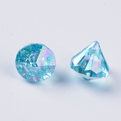 Transparent Acrylic Charms TACR-Q270-017-1