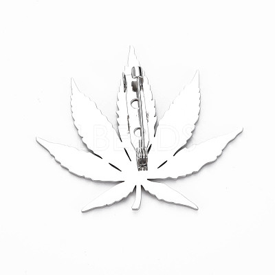 Leaf Brooch JEWB-N007-017P-FF-1