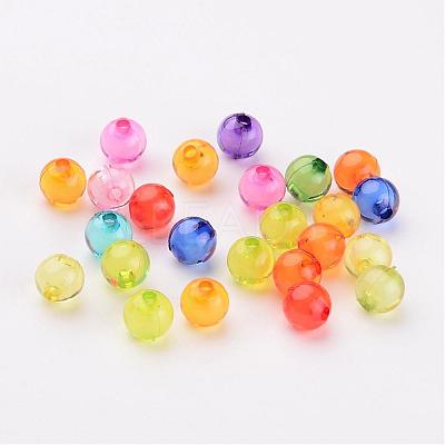 Transparent Acrylic Beads TACR-S092-8mm-M-1
