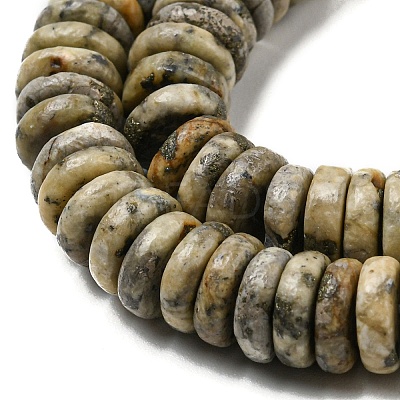 Natural Pyrite Beads Stands G-B051-D03-01-1